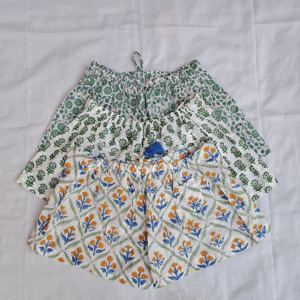 Vêtements pour femmes en tissu imprimé en coton de qualité supérieure, short à cordon de serrage, taille élastique, vêtements de plage décontractés et vêtements de nuit confortables - Product Image 5