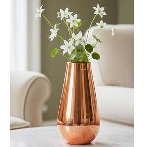 Vase Pichet Rose en Aluminium Enduit de Poudre Durable, Élégant Contenant pour Arrangements Floraux Séchés pour Hôtels, Restaurants et Événements - Product Image 6