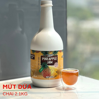 CICI Premium Biologische Ananasjam Gele Fles Verpakking Echte Vruchtenpulp Fruittheepoeder Tropisch Fruit Natuurlijke Bubble Tea Shop