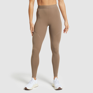 Leggings de sport taille haute pour femmes avec poche zippée arrière, leggings de yoga et de course respirants, coupe ajustée, leggings tendance - Product Image 1