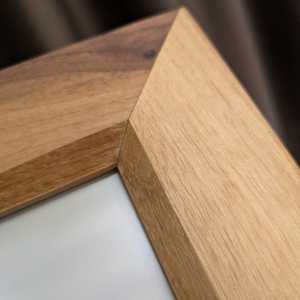 Personalized Wooden Photo <b>Frame</b> from Solid American Walnut, Custom Engraved - Product Image 2