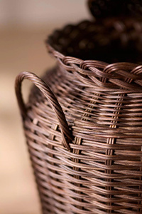 Farmhouse Style Rattan Laundry <b>Hamper</b> Natural Storage <b>Basket</b> Handmade Wicker Clothes <b>Hamper</b> <b>For</b> Home Organization - Product Image 2