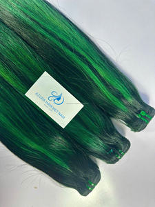 Meilleure Vente Directe Usine Cheveux Humains Vietnamiens 100% Vierge Remy Lisses Comme des Baguettes, Tissage Effet Peau, Teinture Colorée, Sans Nœuds, Sans Perte - Product Image 2