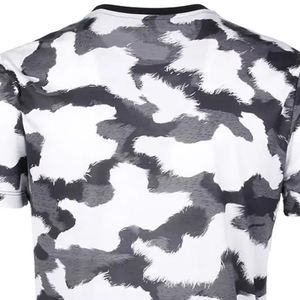 เสื้อสเวตเตอร์ผู้ชายไซส์ใหญ่สำหรับฤดูร้อน น้ำหนักผ้า 180 กรัม แขนสั้น ลายทางถัก เสื้อยืดผู้ชายคุณภาพสูง แห้งเร็ว - Product Image 3