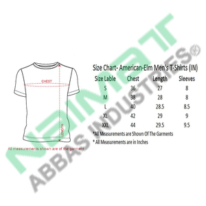Naimat Abbas Industries Men's Short Sleeve T-Shirt With Front <b>Logo</b> Print Slim Fit Casual Jersey Cotton O-Neck Top - Product Image 6