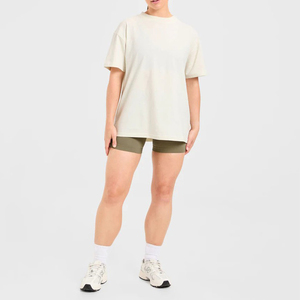 Camiseta Deportiva Extra Grande de Alta Calidad para Mujer, Suave, Ligera, Cómoda y de Diseño, con Mangas Cortas, para Gimnasio y Entrenamiento, Corte Holgado - Product Image 3