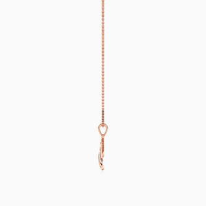 Colgante de Lujo con Diseño de Abanico y Diamantes Cultivados en Laboratorio, Bañado en Rodio, para Mujer, en Oro de 10K, 14K, 18K y Plata 925, Ideal para Fiestas - Product Image 4