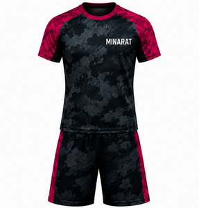 ชุดฝึกซ้อมมวยปล้ำ MMA แบบกำหนดเอง – เสื้อกีฬาและกางเกงขาสั้นแห้งเร็ว ระบายอากาศได้ดี สำหรับมวยปล้ำ, MMA, ยิม และกีฬาต่อสู้ - Product Image 4