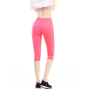 Leggings Capri pour femmes de haute qualité, décontractés et respirants, pour la gym, le yoga, la remise en forme, service OEM, leggings personnalisés pour femmes - Product Image 5