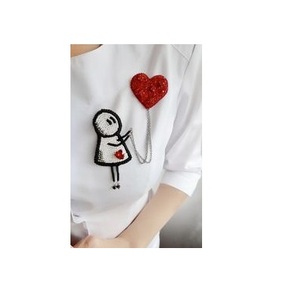 Camiseta sin mangas de moda para mujer, con encaje, manga larga, cuello ajustado, logotipo personalizado, patrón liso, transpirable, de longitud corta, camiseta básica. - Product Image 1