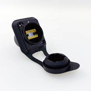 Conector Adaptador de Fibra Óptica de Plástico Amarillo SREXACT con Tapa Negra y Etiqueta SuncaL - Product Image 4