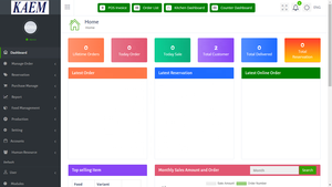 Software POS para restaurante con módulos de pedido en línea, pedido de cocina, gestión de inventario, Gestión de Recursos Humanos y otros - Product Image 2