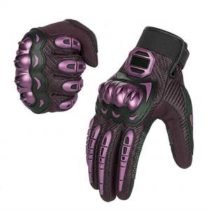 Hard Knuckle Tactical Motorbike <b>Gloves</b> Genuine Leather Breathable Mesh Impact Resistant Outdoor Sports Hand Gear 2026 - Product Image 2