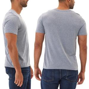 Camiseta de Hombre en Oferta, Precio Bajo, Venta al por Mayor de Fábrica, Personalizada, Cuello en V, Manga Corta, 100% Algodón, 210 g/m², Corte Ajustado, Secado Rápido, Ecológica - Product Image 5