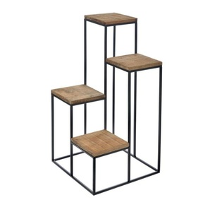 Robust heavy duty plant stand metal multi tier indoor outdoor planter holder rack for balcony garden patio <b>display</b> - Product Image 1