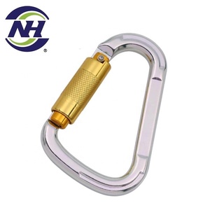 Ganchos de bloqueo de mosquetón de alta resistencia de aleación de aluminio anodizado personalizado certificado EN362 para senderismo, escalada, minería - Product Image 6