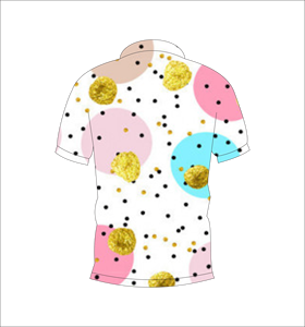 Camisa Polo para Hombre con Patrón de Puntos Abstractos Multicolor, Manga Corta, Verano, Casual, Transpirable, Ligera, para Golf - Product Image 2