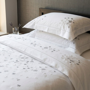 Custom Embroidery Dot Geometric Pattern 100% Cotton 180TC Duvet Cover Sets European-American Style Home Bedding Machine Washable - Product Image 1