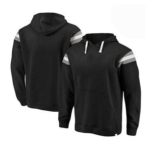Men's Winter Casual Pullover Hoodie Sweatshirt Breathable 100% Polyester Eco-Friendly Zipper Solid Long Sleeve Oem Service - Product Image 1