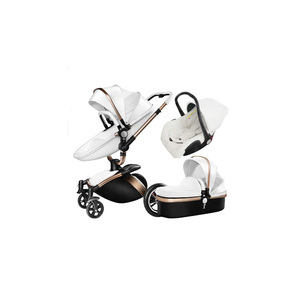 Cochecito de bebé de alta gama con función de plegado rápido para un fácil almacenamiento - Product Image 3