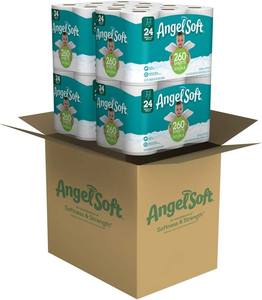Angel Soft, Papier toilette parfumé en tube avec parfum de lavande fraîche, rouleaux géants 2 plis, lot de 16 - Product Image 5