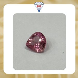 Gem Quality Natural <b>Pink</b> Tourmaline <b>Heart</b> Cut 2.25 Carat Faceted Loose Gemstone AAA Madagascar Fine Jewelry Grade Gem Stone - Product Image 2
