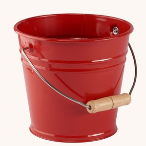 High Selling Wholesale High Quality Metal Small Bucket With Handle Metal <b>Mini</b> Pail Bucket Garden Customized Size Shape - Product Image 4