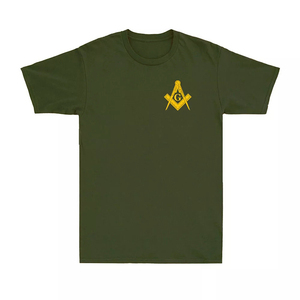 Camiseta de Hombre Personalizada de Alta Calidad, No <span class=keywords><strong>es</strong></span> un <span class=keywords><strong>Secreto</strong></span>, Masonería, Maestro Masón, Camisas de Manga Corta - Product Image 5