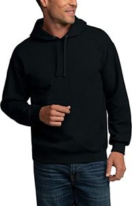 Sweat-shirt à capuche pour homme de qualité supérieure, coupe ample, couleur unie, tissu polaire doux, anti-boulochage, coton/bambou - Product Image 2