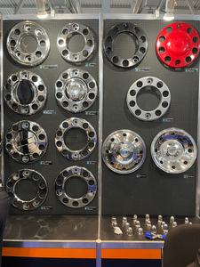 Cubierta de rueda de autobús/camión de centro abierto de acero inoxidable 225 T304 para ruedas de aleación - Product Image 3