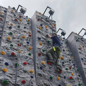 Pared de Escalada de Fibra de Vidrio 4x4 Única para Interiores/Exteriores, Parque de Aventuras Modular, Educativo para Niños y Adultos, Guardería, Casa de Juegos Deportiva - Product Image 1