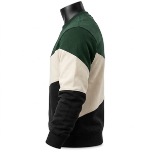 Sudadera de Invierno para Hombre, de Cuello Redondo, con Estampado de Diseño, Logotipo Bordado, de Lujo, 100% Felpa de Algodón Súper Suave - Product Image 3