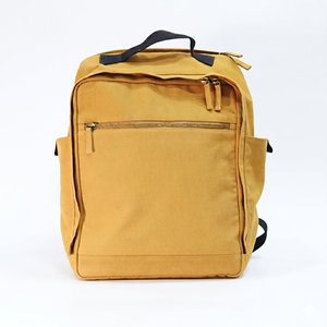 Custom Logo Minimalist Cotton Canvas <b>Backpack</b> | Eco-friendly Urban <b>Laptop</b> Bag | Premium Unisex Casual Daypack for Professionals - Product Image 1