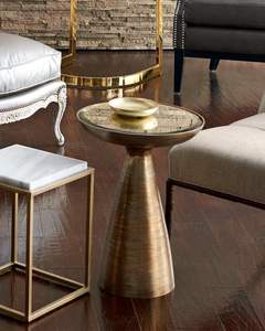 Mesa Auxiliar Metálica Portátil con Cuerpo Ligero y Revestimiento Resistente a la Oxidación para Uso en Interiores y Exteriores - Product Image 5