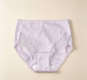 Culottes de maternité à couverture complète, taille haute, en coton, pour la grossesse, grandes tailles - Product Image 1