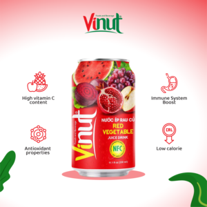 Produit chaud boisson 330ml de légumes rouges jamais de concentré (jus NFC) d'une usine Viet Nam (OEM, - Product Image 2