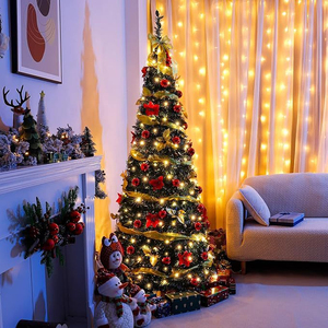 Ornements de meubles en matériau PE simulé, arbres de Noël artificiels pour l'intérieur et l'extérieur, décoration pour la maison et le salon - Product Image 3