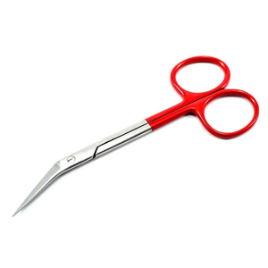 Tijeras Curvas Premium Iris de 11.5cm con Puntas Afiladas de Acero Inoxidable, Instrumentos Quirúrgicos Oftálmicos y Dentales para Microcirugía, con Certificación CE e ISO - Product Image 2