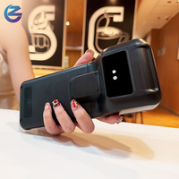 Kiosque de point de vente intelligent sans surveillance avec module de reconnaissance faciale, lecteur de code QR NFC pour le paiement en libre-service du stationnement et le contrôle d'accès