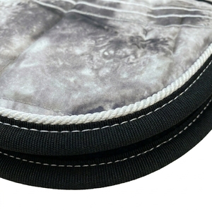 Juego de almohadilla para silla de montar y gorro antimosquitos para caballo, de algodón transpirable, acolchado, antideslizante y amortiguador, equipo ecuestre - Product Image 6