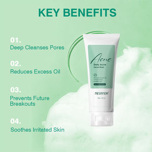 <span class=keywords><strong>โฟม</strong></span><span class=keywords><strong>ล้าง</strong></span><span class=keywords><strong>หน้า</strong></span>รักษาสิวอย่างอ่อนโยนทุกวันสำหรับผิวมันช่วยขจัดรูขุมขนและช่วยบรรเทาผิวที่เป็น<span class=keywords><strong>สิว</strong></span>ได้ง่าย - Product Image 6