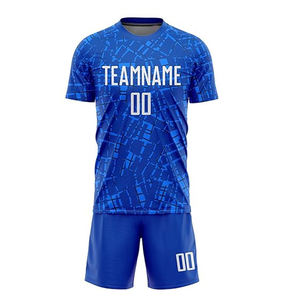 Conjunto de Camiseta y Pantalones Cortos de Futsal Personalizados, Uniforme de Fútbol Transpirable para Hombre - Product Image 2