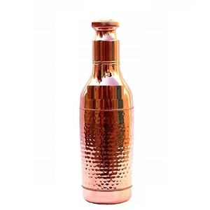 Eco-Friendly Smooth <b>Copper</b> <b>Bottle</b> for Alkaline Water Bulk Supplier of High-Quality Plain <b>Copper</b> Flasks - Product Image 4