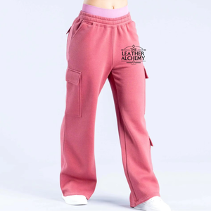 Pantalones Deportivos Casuales de Felpa para Mujer, Corte Holgado, Cómodos, Tela Suave, para Uso Diario, Estilo Urbano - Product Image 1