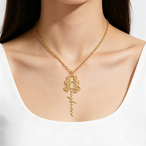Collier Pendentif Personnalisé avec Douze Signes du Zodiaque, Breloque Familiale en Acier Inoxydable, Bijou Idéal pour le Quotidien et les Cadeaux - Product Image 3