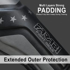 Protectores de Espinillas para Niños de Boxeo, Farabi, de EVA y Cuero PU, Duraderos, para MMA, Protección de Piernas, Entrenamiento de Combate, Alta Calidad, Venta al Por Mayor - Product Image 2