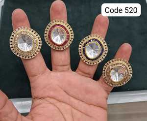 Luxury <b>Gold</b> Plated Pear Cut Cubic Zirconia <b>Cocktail</b> <b>Ring</b> for Women Adjustable Statement Wedding Party Fashion Jewelry - Product Image 2