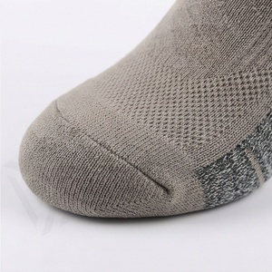 Ankle <b>Socks</b> Breathable Polyester Spandex Running Sport Thin Fit Solid Gray Adult Summer Knitted <b>Socks</b> - Product Image 6