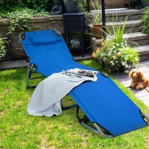 Sedia a Sdraio Pieghevole Regolabile per Esterni, Spiaggia e Patio, Lettino Portatile per un Comodo Relax - Product Image 3