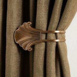 Attache de rideau multiple en métal, attache de rideau de luxe, support de rideau de fenêtre pour maison et hôtel, en laiton et aluminium - Product Image 6